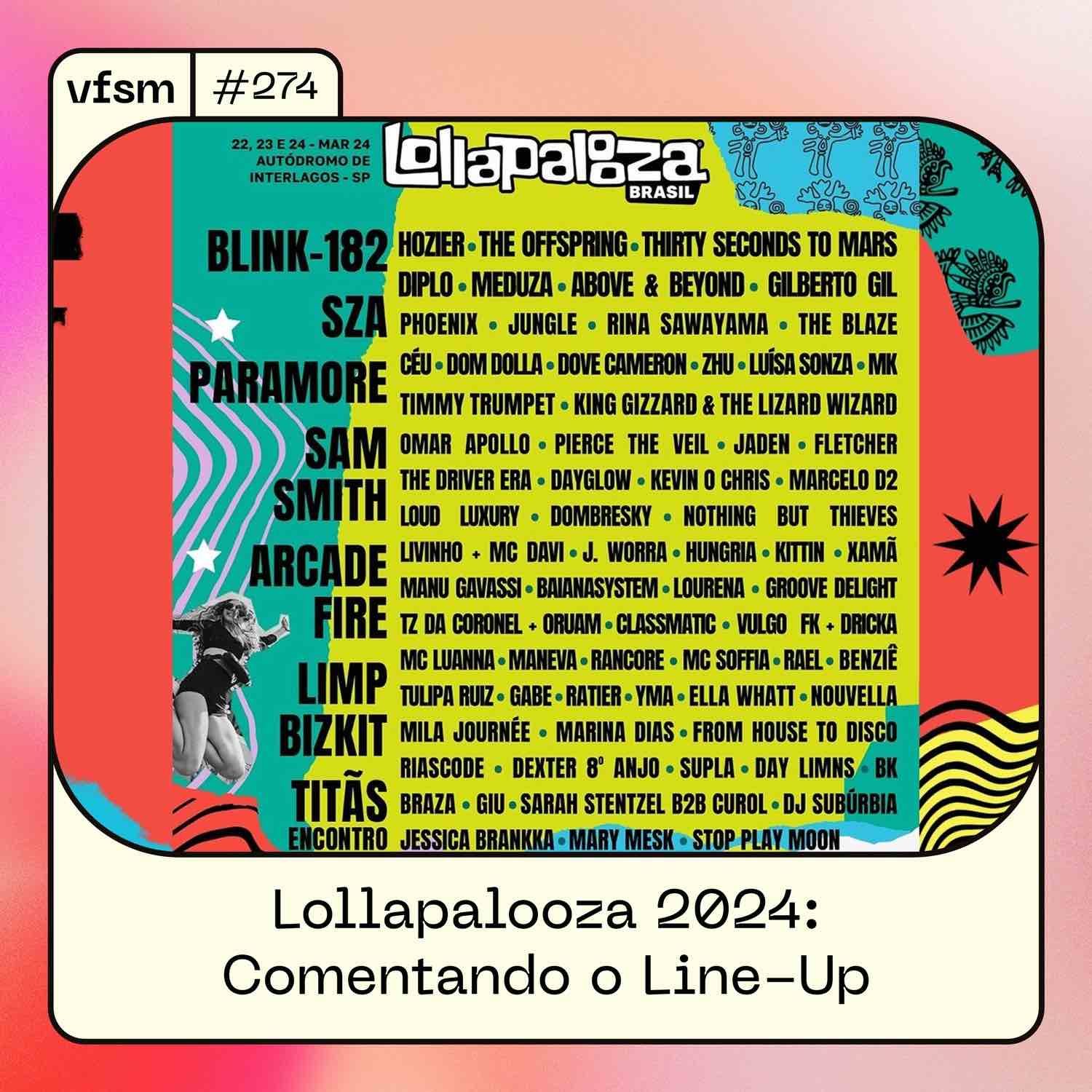 O lineup do Lollapalooza Brasil 2019 e sua repercussão